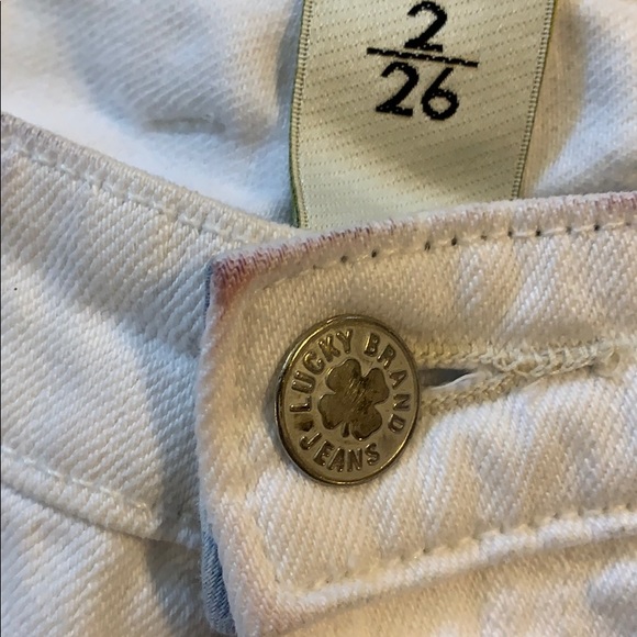 Lucky Brand Distressed Patchwork Ankle Jeans - Picture 7 of 8